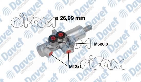 CIFAM 202733 Fren Ana Merkezi [26.99mm] Aluminyum A4 A6 2.0 Tdi 2.0 Tfsi 2.4 2.7 Tdi 2.8 Fsi 3.0 3.0 Tdi 3.0 Tfsi 3.2 Fsi 4.2 Fsi 04=>
